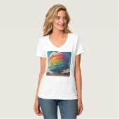 T-shirt Cloud arc-en-ciel (Devant entier)