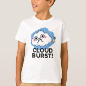 T-shirt Cloud Burny Funny Cloud Fart Pun (Devant)