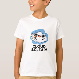 T-shirt Cloud Et Clair Funky Météo Pun