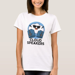 T-shirt Cloud Haut-parleurs amusant Plume