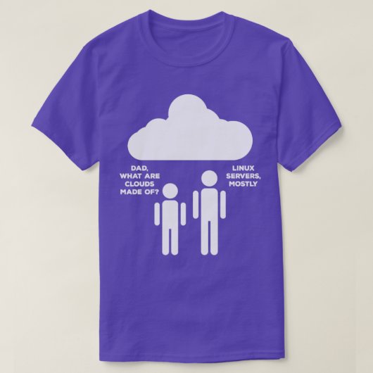 T-shirt Cloud Linux (Design devant)