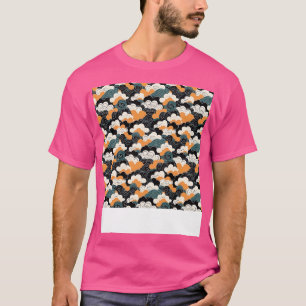 T-shirt Cloud Motif sans couture Sky Cloudscape Jour flott