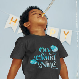 T-shirt Cloud Nine Boy Fête d'anniversaire