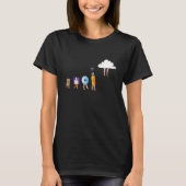 T-shirt Cloud Storage Computer Evolution USB CD File Serv (Devant)