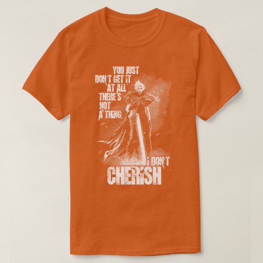 T-shirt Cloud Strife Buster Sword FF7 Advent Children (Design devant)