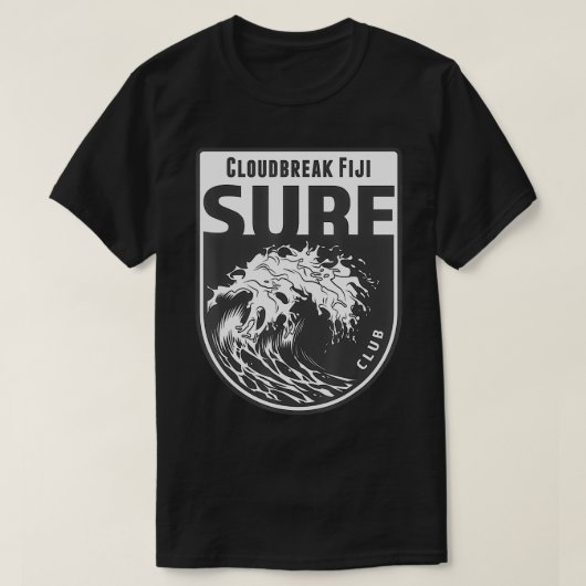T-shirt Cloudbreak Tavarua Island Fidji Surf Souvenir Surf (Design devant)