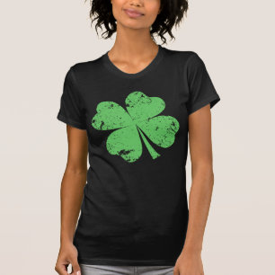 T-shirt Clover à 4 feuilles 'Vintage'