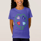 T-Shirt Clover avec les coeurs (Devant)
