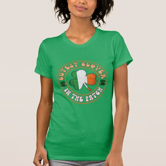 T-shirt Clover Le Plus Cutest Dans Le Patch (Devant)