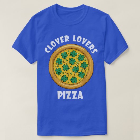 T-shirt Clover Lovers Pizza Shamrock St Patricks Day Toddl (Design devant)