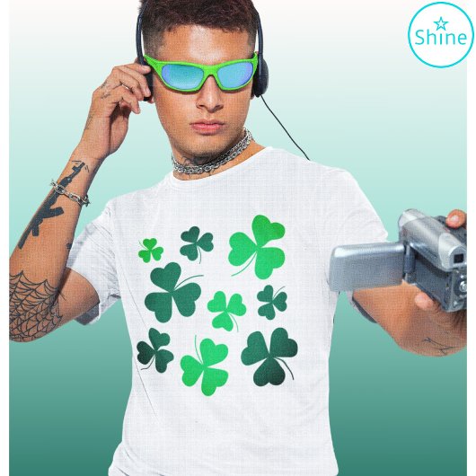 T-shirt Clover Shamrock Irlande Irish Pride St Patrick's