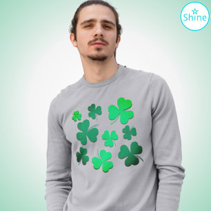 T-shirt Clover Shamrock Leaf Irish Pride St Patrick's Day