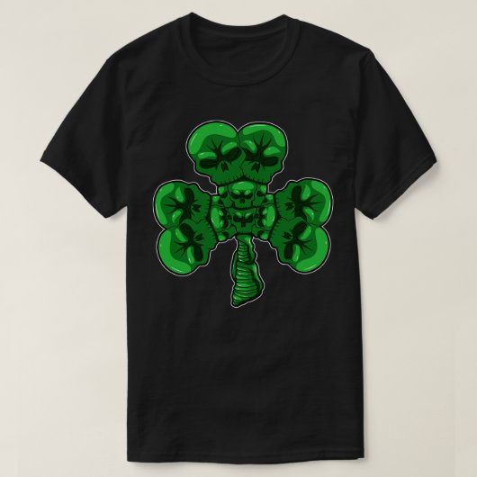T-shirt Cloverleaf Skull St (Design devant)