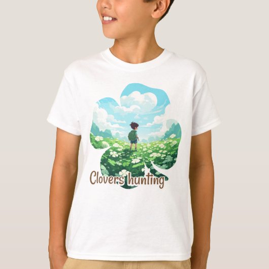 T-shirt Clovers hunting (Devant)