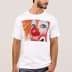 T-shirt Clown #10 d'aquarelle par Patty Vicknair