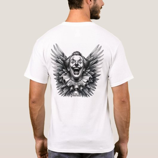 T-shirt Clown and Wings (Dos)