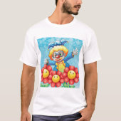 T-shirt Clown avec fleurs (Devant)