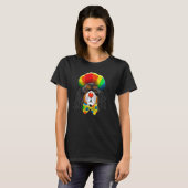T-shirt Clown Cavalier King Charles Spaniel Circus Chien (Devant entier)