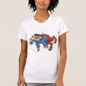 T-shirt Clown Comique Suspendu à l'Envers (Devant)