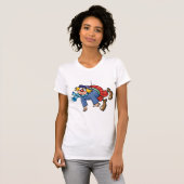 T-shirt Clown Comique Suspendu à l'Envers (Devant entier)