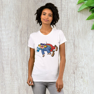 T-shirt Clown Comique Suspendu à l'Envers