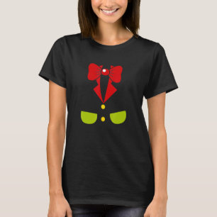 T-shirt Clown Cravate Cirque drôle Costume d'Halloween pou