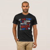 T-shirt Clown dans les bois (Devant entier)