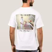 T-shirt Clown de classe (Dos)