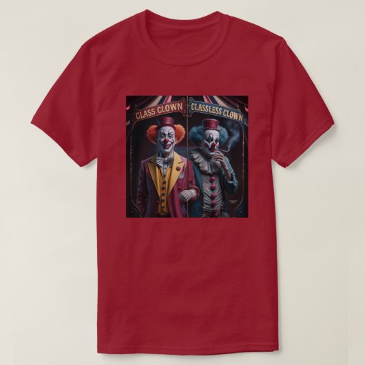 T-shirt Clown de classe (Design devant)