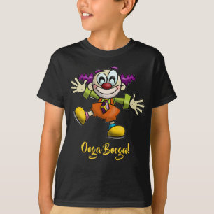 T-shirt Clown de dessin animé pas effrayant Ooga Booga