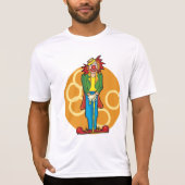 T-shirt Clown de dessin Whimsical aux couleurs vives (Devant)