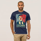 T-shirt CLOWN de Donald Trump -- Anti-Atout 2016 - (Devant entier)