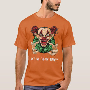 T-shirt Clown de Halloween effrayant Mème Horreur Tueur Cl