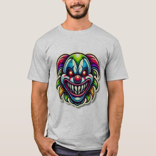 T-shirt Clown déplaisant (Devant)