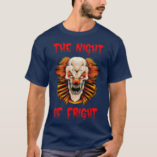 T-shirt Clown Déplaisant Effrayant Halloween La Nuit De Fr
