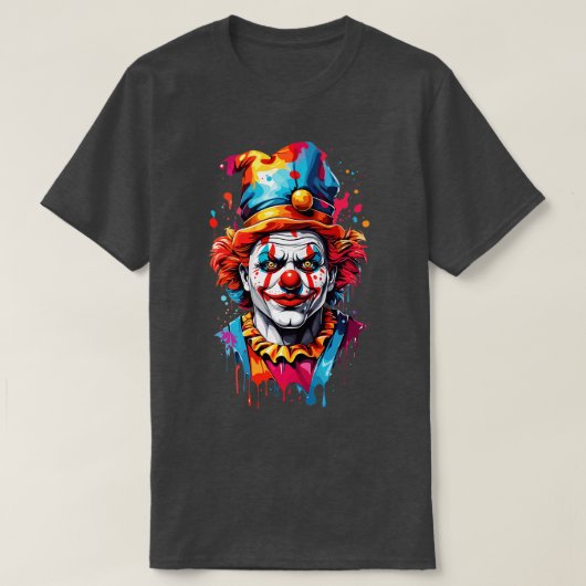 T-shirt Clown effrayant (Design devant)