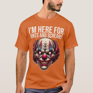 T-shirt Clown effrayant Horreur Halloween Effrayant Evil C