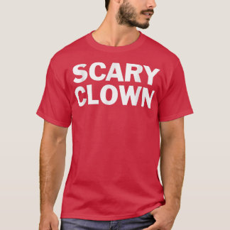 T-shirt Clown effrayant Lazy Costume d'Halloween Drôle T 