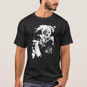 T-shirt Clown Horreur Maléfique Tenant Une Halloween Ax