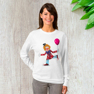 T-shirt Clown joyeux et coloré avec Balloon Fun Circus