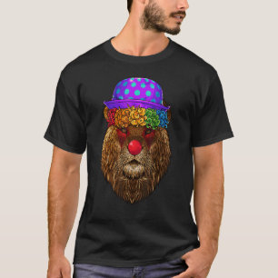 T-shirt Clown Lion Cirque Costume de Carnaval Theme Party