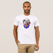 T-shirt clown mal chauve (Devant entier)
