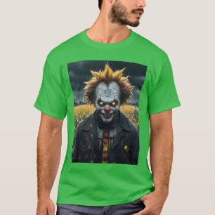 T-shirt clown maléfique un monstre de champ de maïs horreu