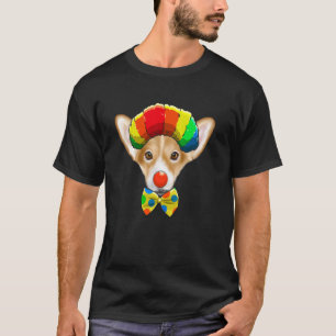 T-shirt Clown Pembroke Welsh Corgi Chien de Cirque