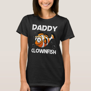 T-shirt Clown Poisson Clown Cool Pour Hommes Papa Mer Océa
