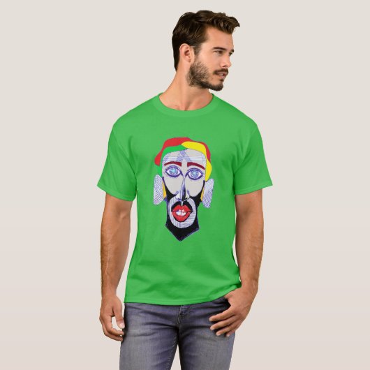 T-shirt clown robot (Devant entier)
