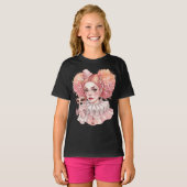 T-shirt Clown rose avec masque (Devant entier)