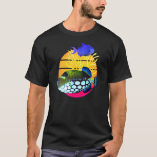 T-shirt Clown Trigger Niger Trigger Poisson Agressive Salt