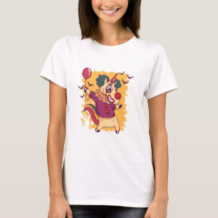 T-shirt Clown Unicorn