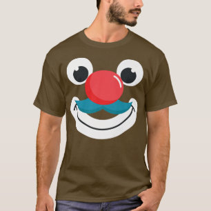 T-shirt Clown Visage Clown Nez Halloween Costume Cirque Cl